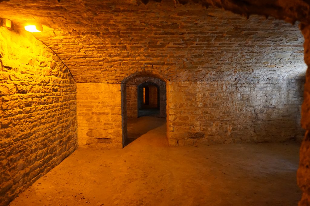 Galerie de fusillade de la double caponnière du fort de Bron