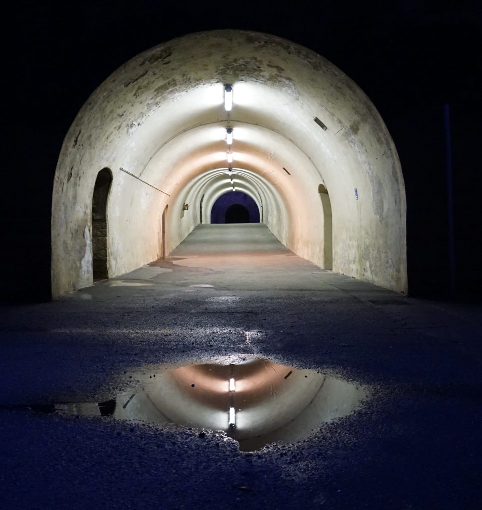 Tunnel de l'axe de la capitale au Fort de Bron