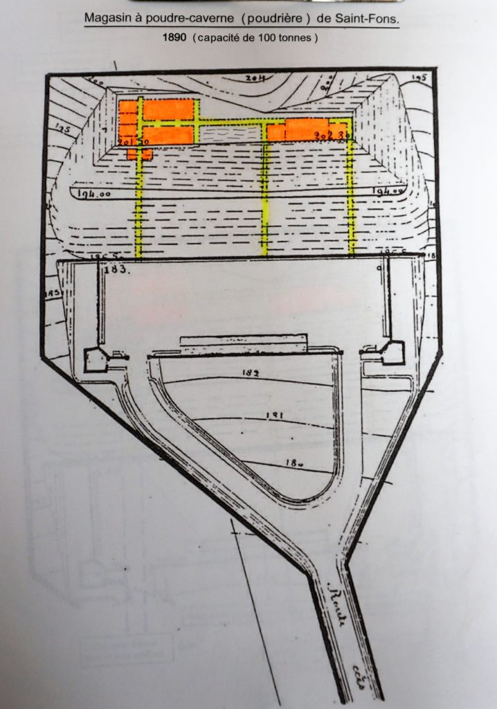 Magasin à poudre caverne de Saint Fons